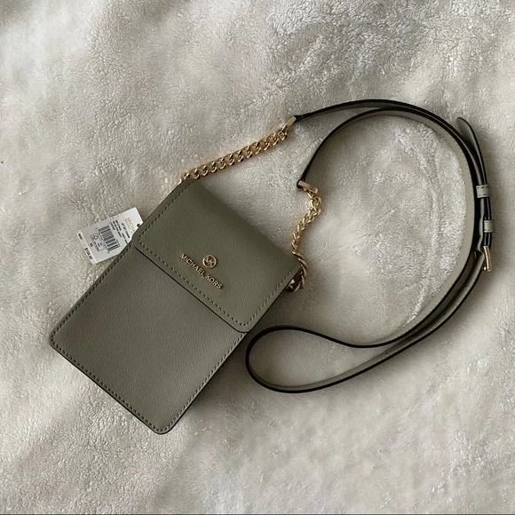 NWT Michael Kors, small olive green crossbody purse - Picture 1 of 9